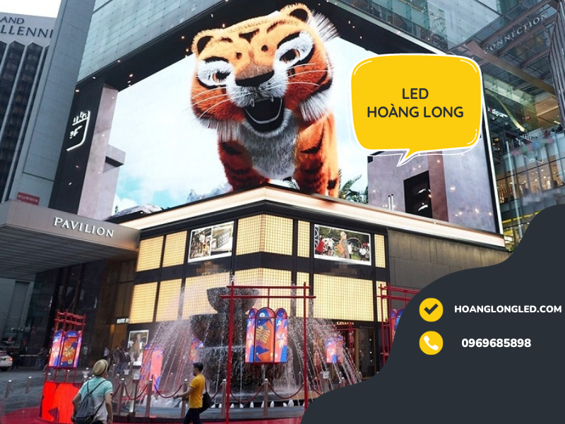 Màn hình LED quảng cáo 3D: Dẫn đầu xu hướng quảng cáo ngoài trời hiện đại