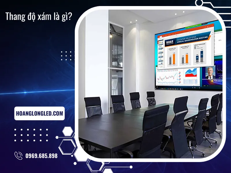 Sức mạnh của thang độ xám trên màn hình LED. 