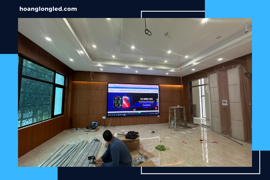 Thiết kế, thi công hệ thống màn hình LED, âm thanh tại huyện Bắc Mê, Hà Giang