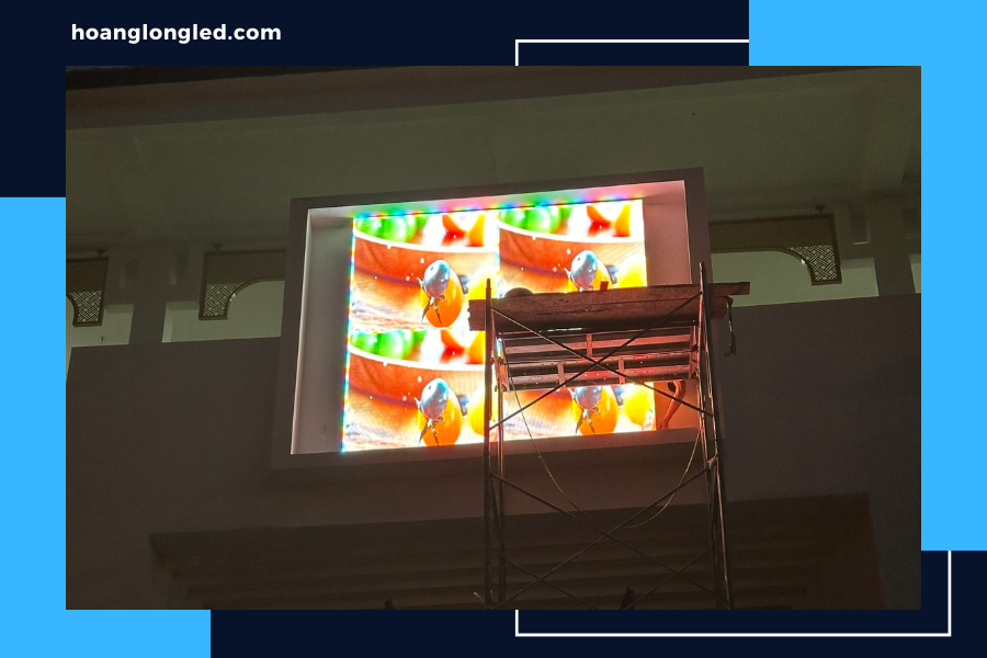 Hoàng Long LED thiết kế, thi công hệ thống màn hình LED, âm thanh tại huyện Bắc Mê, Hà Giang