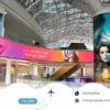 Màn hình LED trung tâm thương mại, siêu thị