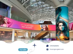 Màn hình LED trung tâm thương mại, siêu thị