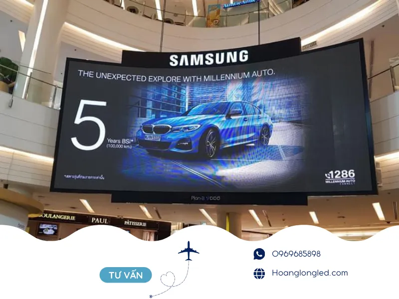Không gian mua sắm hiện đại và đẳng cấp với màn hình LED trung tâm thương mại, siêu thị Không gian mua sắm hiện đại và đẳng cấp với màn hình LED trung tâm thương mại, siêu thị
