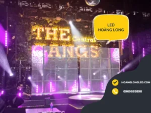 màn hình led trong suốt quán bar