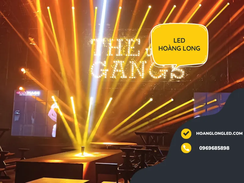màn hình led trong suốt quán bar