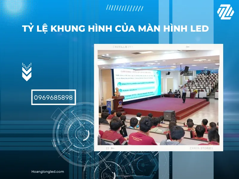 Tận hưởng trải nghiệm xem phong phú với tỷ lệ khung hình đa dạng trên màn hình LED.