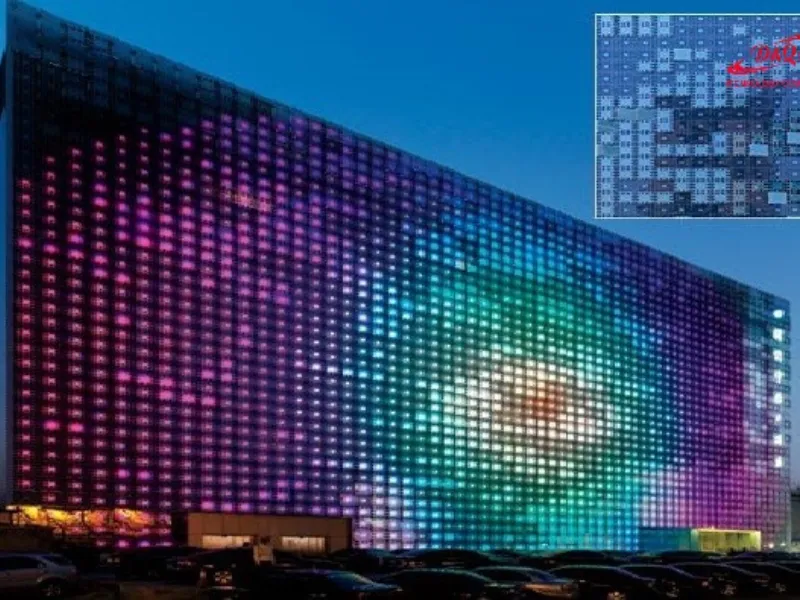 Màn hình LED quảng cáo “GreenPix Zero Energy” ở Bắc Kinh, Trung Quốc