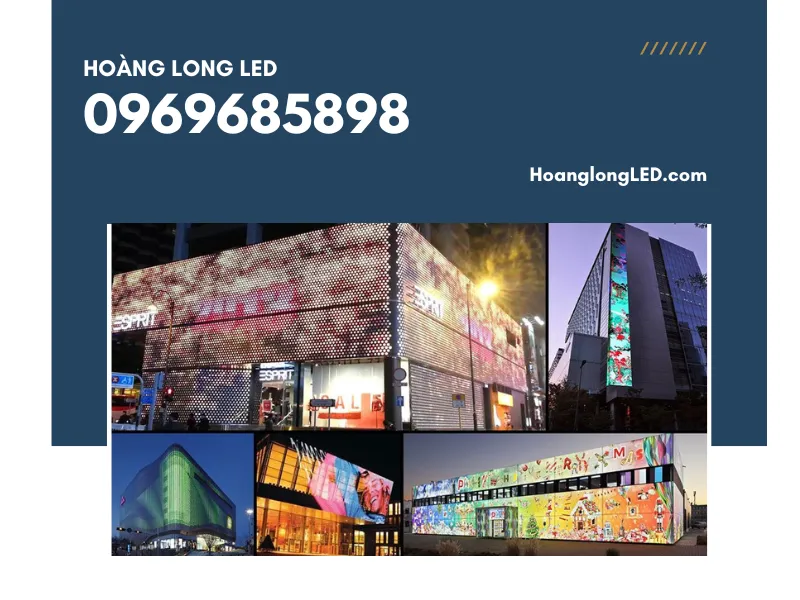 Ứng dụng của màn hình LED trong suốt trong quảng cáo