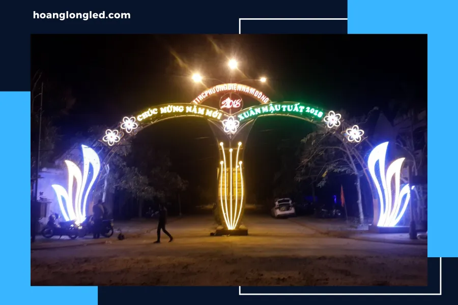 Lưu ý khi sử dụng cổng chào LED