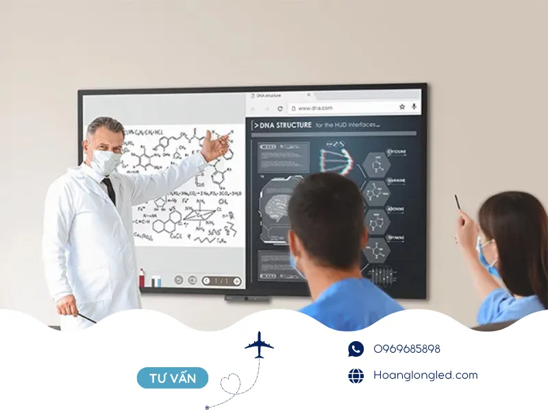 Màn hình LED cung cấp thông tin y tế nhanh chóng và chính xác cho đội ngũ nhân viên. Màn hình LED cung cấp thông tin y tế nhanh chóng và chính xác cho đội ngũ nhân viên.