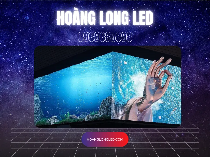 Màn hình LED điểm ảnh nhỏ mang lại hình ảnh chân thực và sống động.