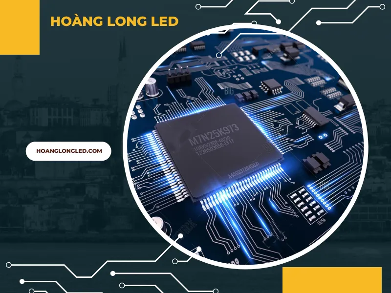 Linh kiện điện tử được gắn chính xác lên bề mặt PCB nhờ công nghệ SMT tiên tiến.