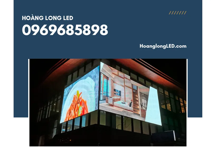 Màn hình LED trong suốt với độ sáng cao, làm nổi bật nội dung quảng cáo và trưng bày.