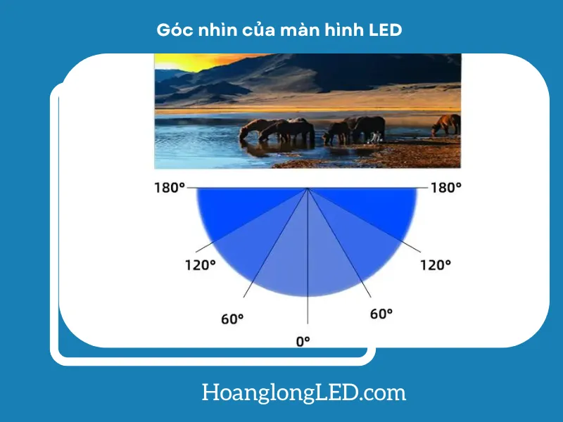 Góc nhìn rộng giúp đảm bảo trải nghiệm hình ảnh chất lượng cao từ mọi vị trí.