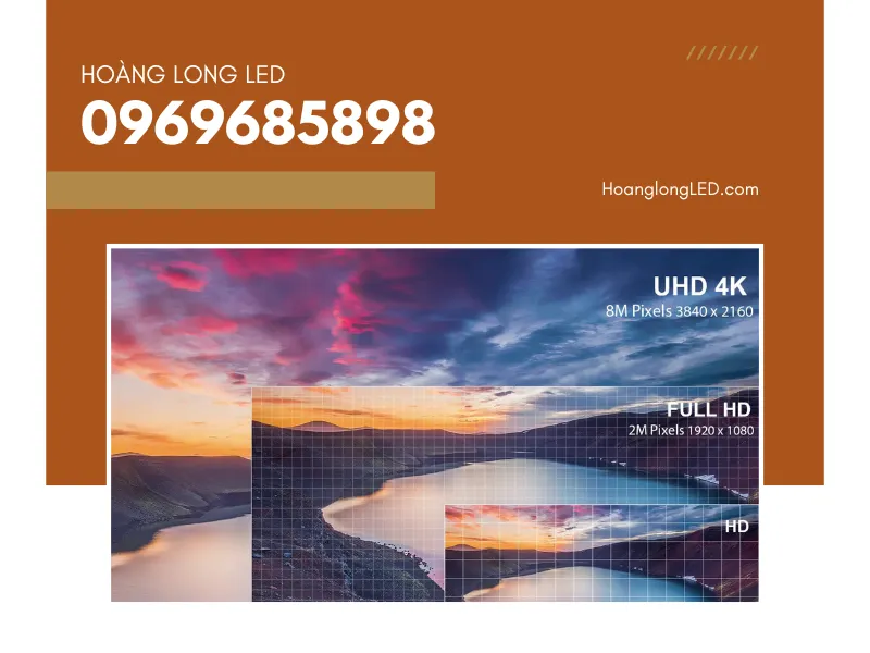 Màn hình LED 4K/8K là gì? Khác biệt giữa màn hình 4K và 8K