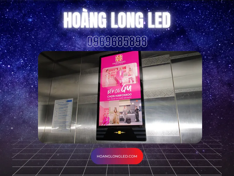 Màn hình quảng cáo trong thang máy là gì? Một số điều bạn cần biết