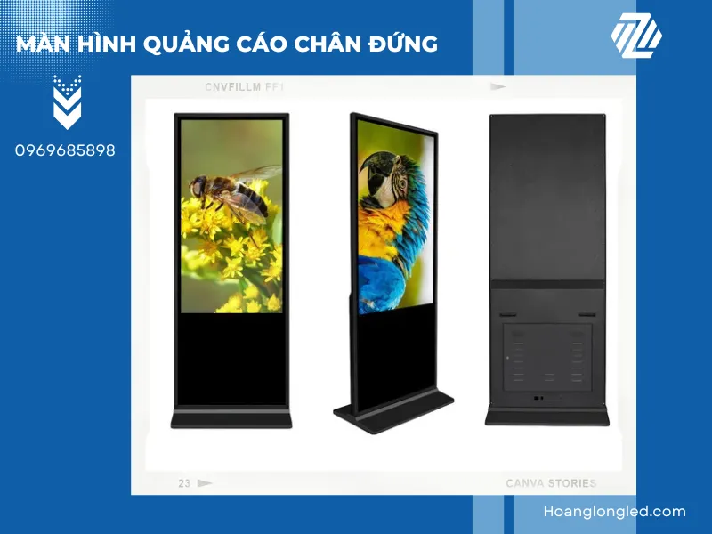 Màn hình quảng cáo chân đứng: Công cụ đột phá trong thời đại số