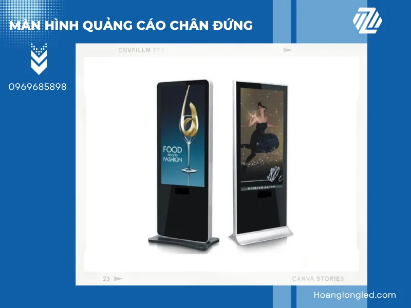 Khám phá trải nghiệm tương tác độc đáo với màn hình cảm ứng chân đứng.