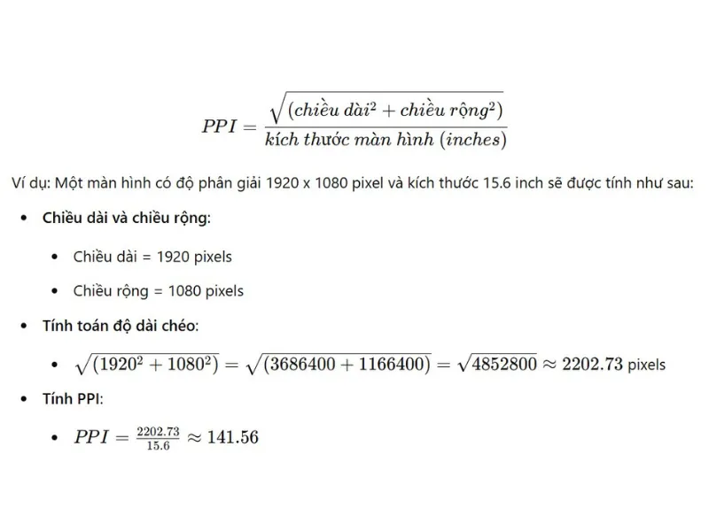 Cách tính PPI Cách tính PPI