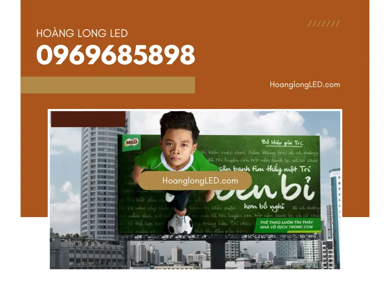 Với kích thước khổng lồ và vị trí chiến lược, billboard là hình thức quảng cáo không thể bỏ qua.