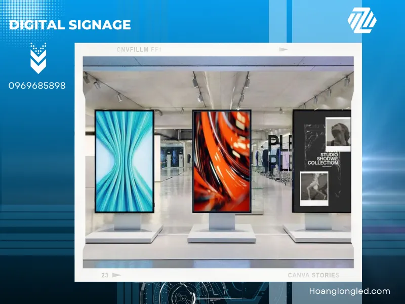 Hiển thị sắc nét, nội dung linh hoạt – Digital Signage mang đến hiệu quả quảng cáo vượt trội. Hiển thị sắc nét, nội dung linh hoạt – Digital Signage mang đến hiệu quả quảng cáo vượt trội.
