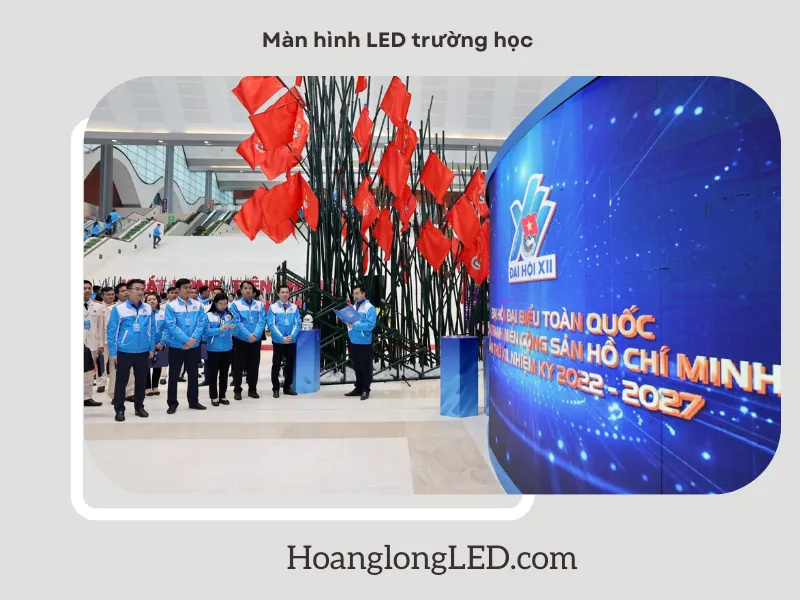 Màn hình LED góp phần làm cho các sự kiện trường học thêm phần hấp dẫn.