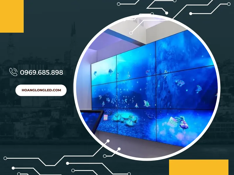 Hình ảnh sống động và mượt mà, tất cả nhờ vào kỹ thuật ghép nối màn hình LED chính xác.