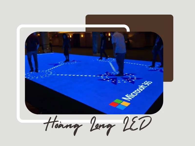 Chuyển động, ánh sáng và tương tác – Màn hình LED sàn mang đến không gian ấn tượng