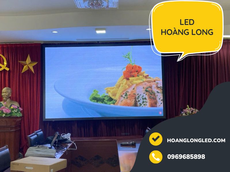 Led Hoàng Long - Thi công công LED P2.5 tại Viện Ngôn Ngữ Học