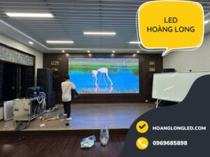 Màn hình led Q1.8 lắp Công ty Bê tông Việt Đức