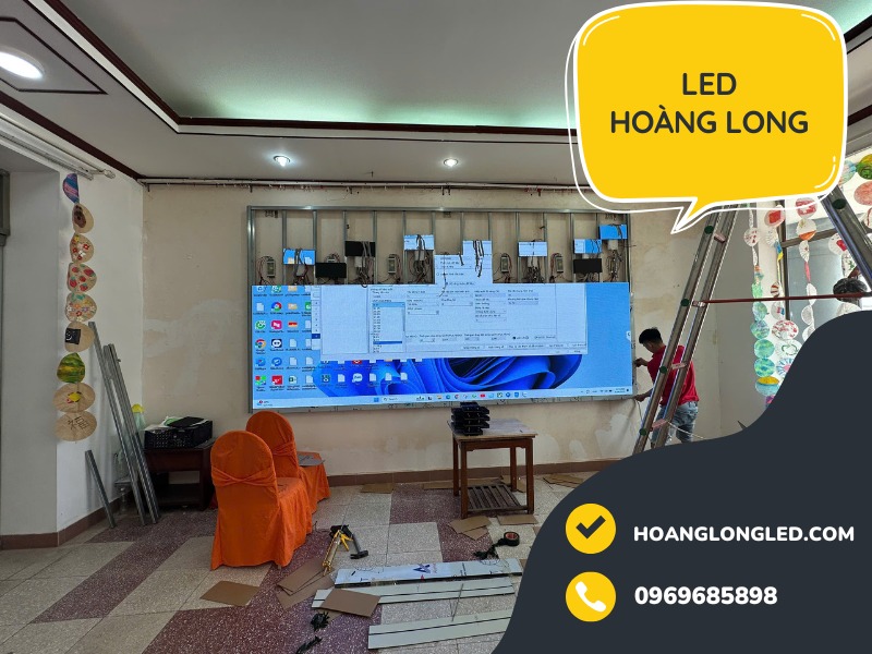Hoàng Long Led thi công 10m2 LED P3 tại Khách Sạn Hải Âu - Đồ Sơn - Hải Phòng