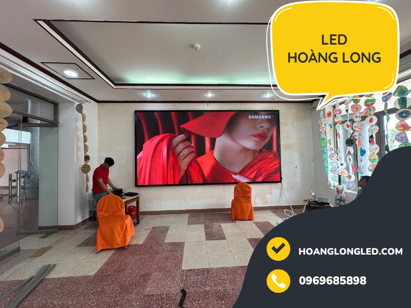 Hoàng Long Led thi công 10m2 LED P3 tại Khách Sạn Hải Âu - Đồ Sơn - Hải Phòng