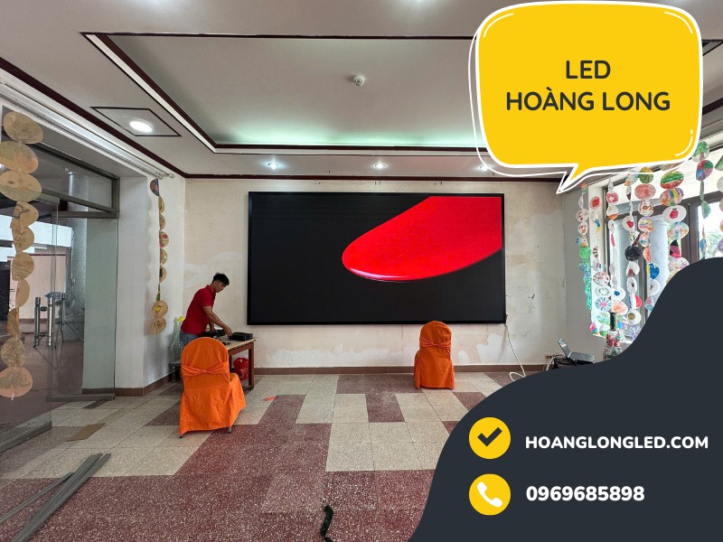 Hoàng Long Led thi công 10m2 LED P3 tại Khách Sạn Hải Âu - Đồ Sơn - Hải Phòng