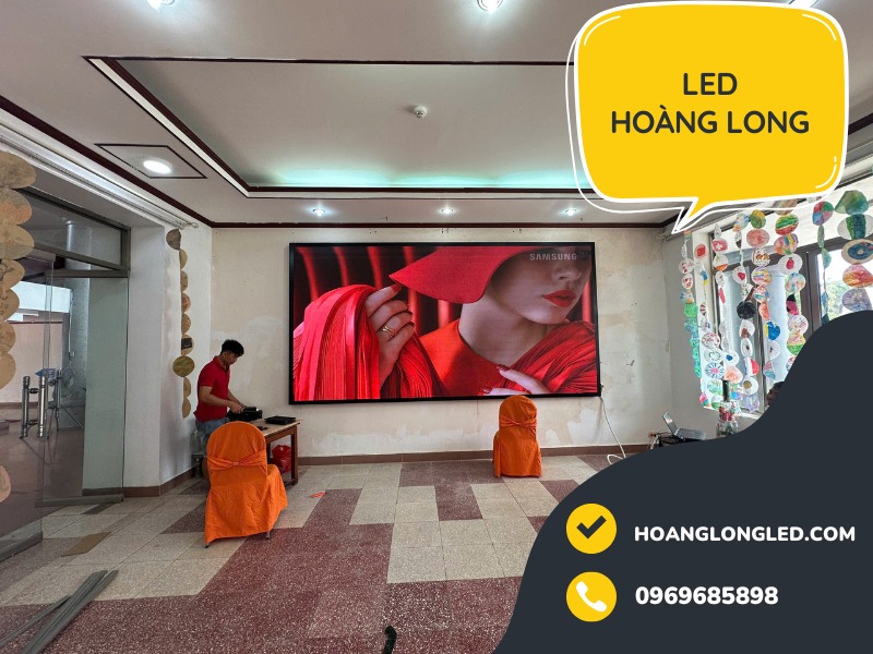Hoàng Long Led thi công 10m2 LED P3 tại Khách Sạn Hải Âu - Đồ Sơn - Hải Phòng