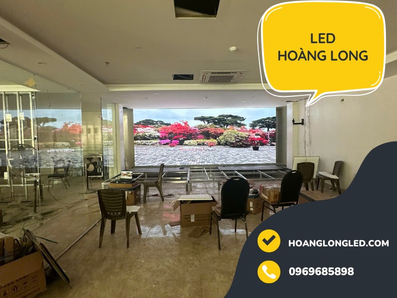 LED Hoàng Long Thi Công 20m2 Màn Hình LED P2.5 tại Khách Sạn Tuấn Anh, Cửa Lò, Nghệ An
