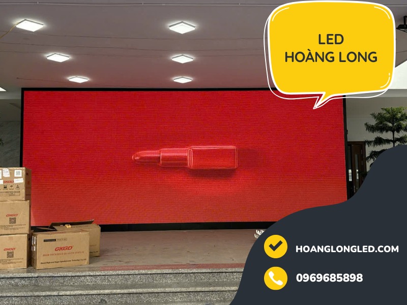 LED Hoàng Long thi công 30m2 P5 ngoài trời trường tại trường tiểu học Time School Khai Sơn, Long Biên, Hà Nội
