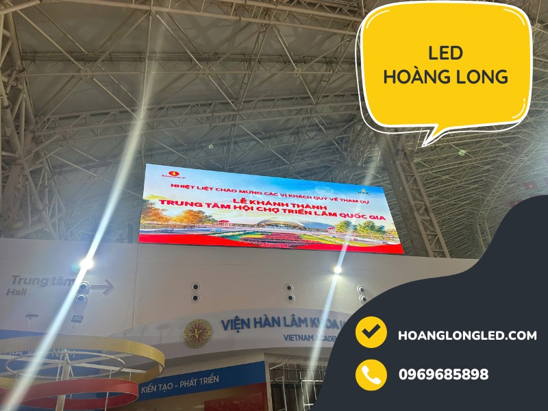 LED Hoàng Long Hân hạnh hỗ trợ đơn vị tổng thầu dự án, lắp đặt hoàn thiện 6 màn hình LED P2.5 trong nhà Vin Cổ Loa
