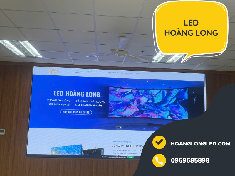 Hoàng Long LED Thi Công 15m² Màn Hình LED P2 (P2 LED Display) Tại Học Viện Ngân Hàng - 12 Chùa Bộc: Bước Tiến Mới Trong Công Nghệ Hiển Thị Giáo Dục