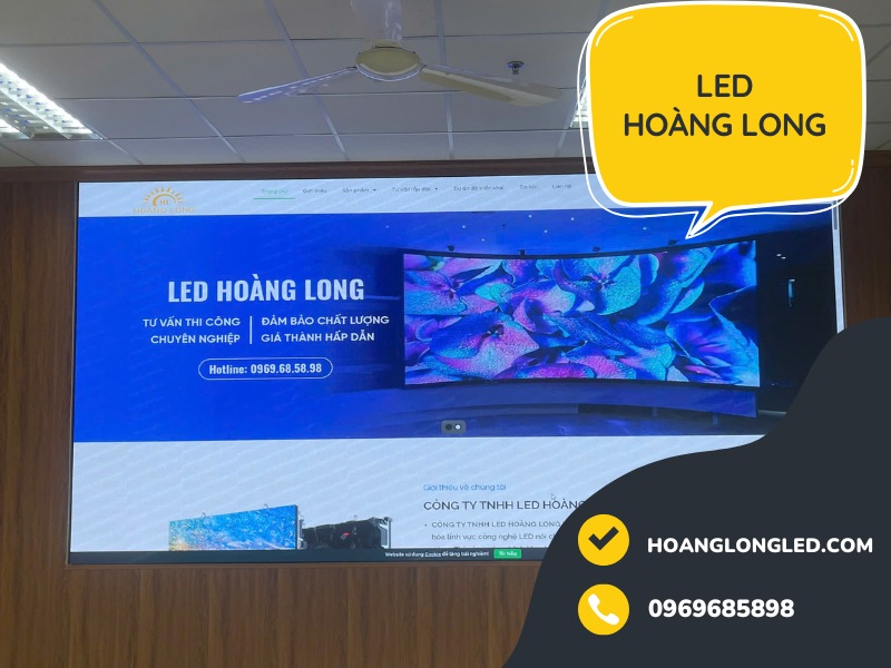 Hoàng Long LED Thi Công 15m² Màn Hình LED P2 (P2 LED Display) Tại Học Viện Ngân Hàng - 12 Chùa Bộc: Bước Tiến Mới Trong Công Nghệ Hiển Thị Giáo Dục