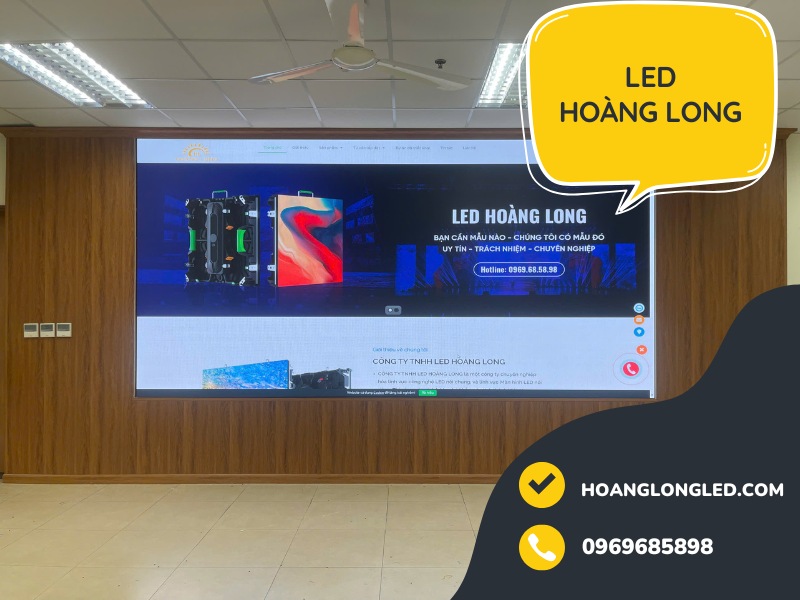 Hoàng Long LED Thi Công 15m² Màn Hình LED P2 (P2 LED Display) Tại Học Viện Ngân Hàng - 12 Chùa Bộc: Bước Tiến Mới Trong Công Nghệ Hiển Thị Giáo Dục