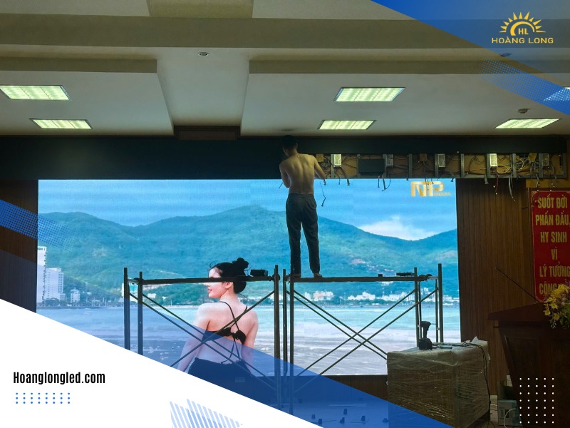 Hoàng Long LED Thi Công 35m² Màn Hình LED P2.5 (P2.5 LED Display) Tại Hải Quan Hà Giang