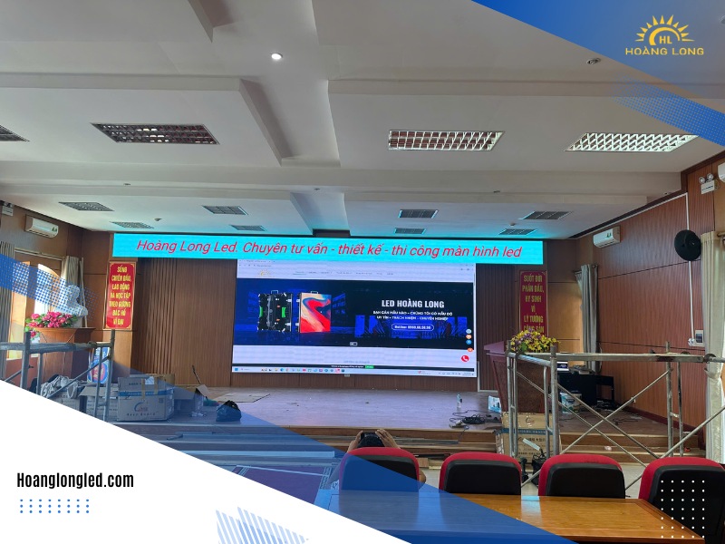 Hoàng Long LED Thi Công 35m² Màn Hình LED P2.5 (P2.5 LED Display) Tại Hải Quan Hà Giang