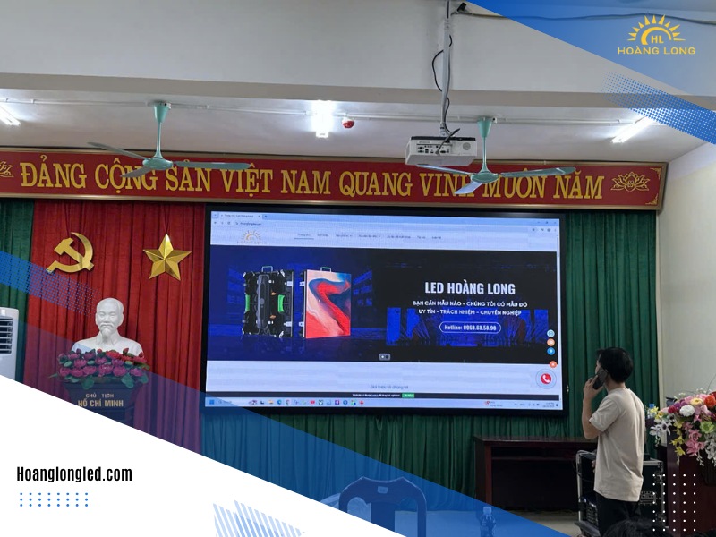 Hoàng Long LED Thi Công 35m² Màn Hình LED P2.5 (P2.5 LED Display) Tại Hải Quan Hà Giang
