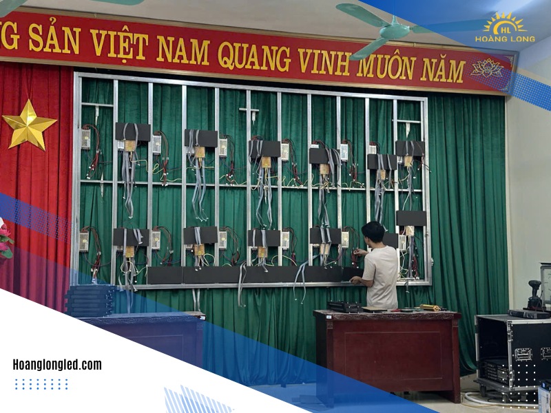 Hoàng Long LED Thi Công 35m² Màn Hình LED P2.5 (P2.5 LED Display) Tại Hải Quan Hà Giang