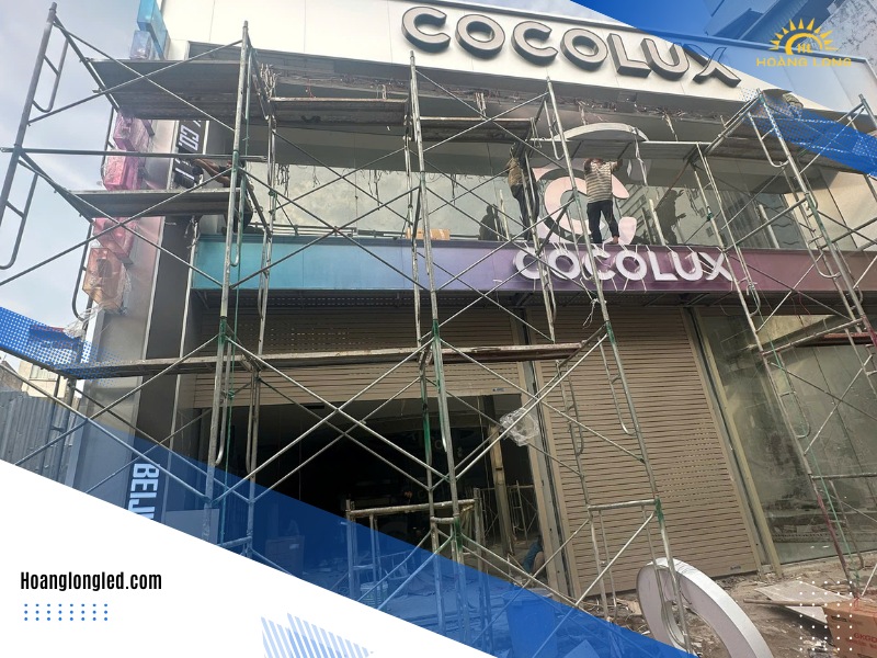 Hoàng Long LED Thi Công 38m² Màn Hình LED P2.5 (P2.5 LED Display) Trong Nhà Và Ngoài Trời Tại Cocolux 134 Cầu Giấy: Giải Pháp Hiển Thị Tiên Tiến Cho Ngành Bán Lẻ Mỹ Phẩm