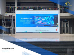 Hoàng Long LED Thi công màn hình phòng họp, màn hình LED P3 ngoài trời 30m² và hệ thống âm thanh ngoài trời tại Trường THCS Tiền Yên (4)