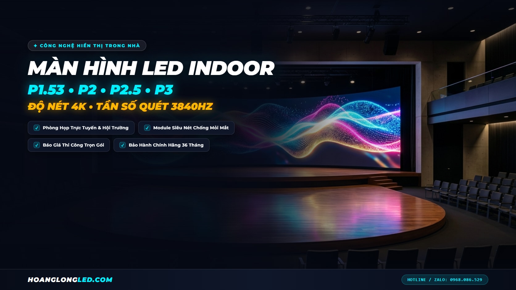 banner led indoor p15 p3