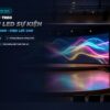 banner thiet ke khung treo man hinh led trung tam tiec cuoi