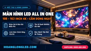 man hinh led all in one biet thu home cinema hoanglongled