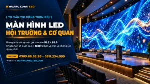 thi cong man hinh led hoi truong truong hoc co quan hoanglongled